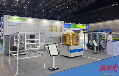 黑科技助力綠色未來 中建奇配抗震支架閃耀湖南綠博會